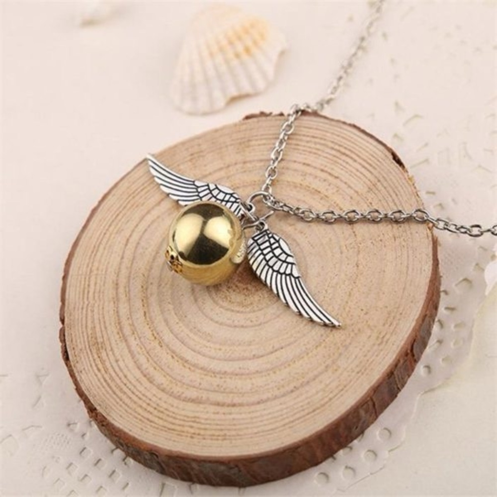 Harry Potter ~ Golden Snitch Pendent Necklace
